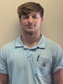 Hunter Whitehead smiles for his headshot.